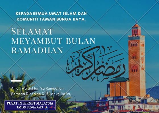 Selamat meyambut bulan ramadhan 1