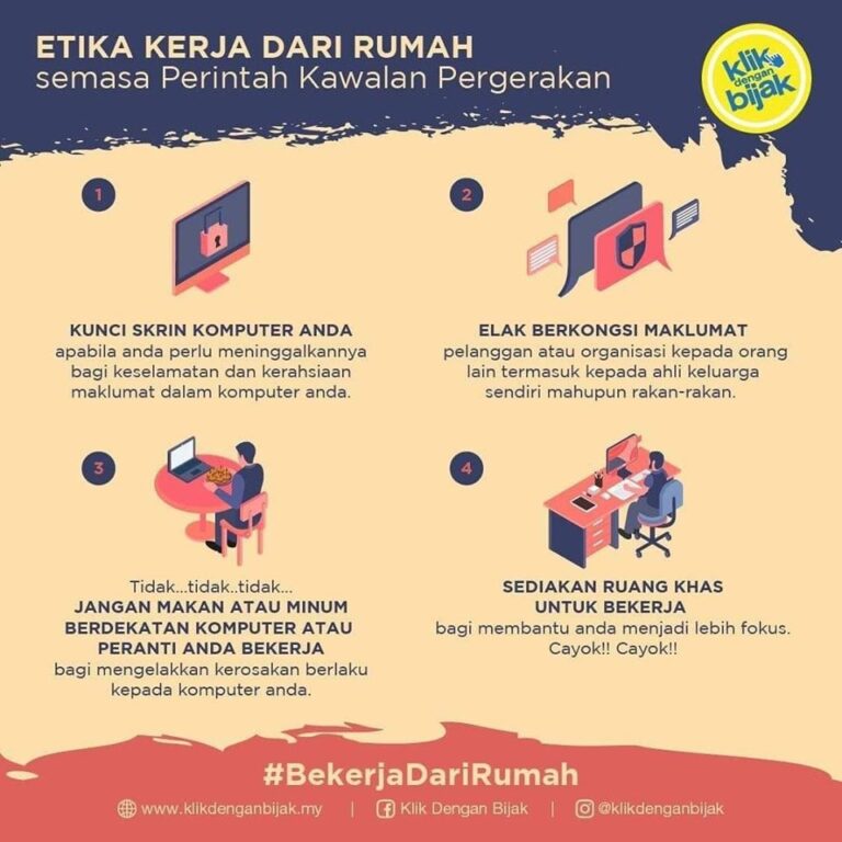 etika bekerja di rumah