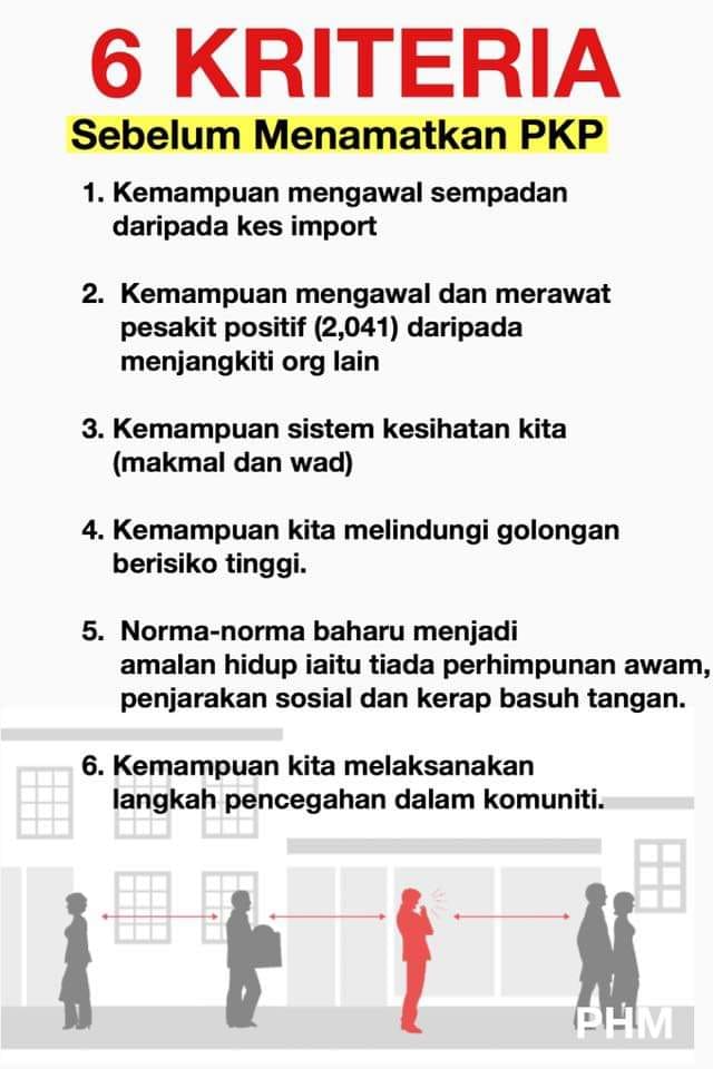 kriteria seblum tamatkan PKP