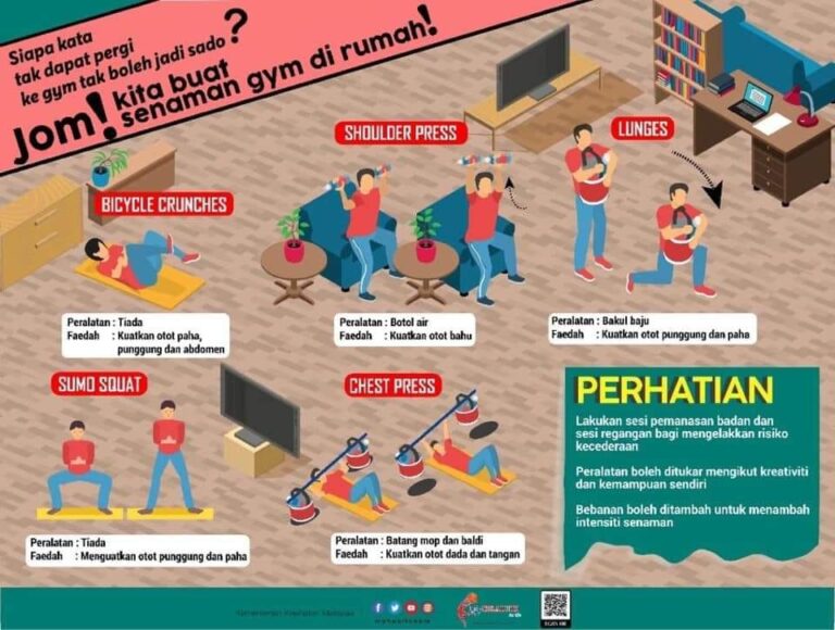 senaman gym di rumah