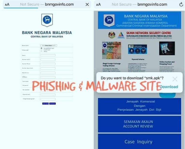waspada dengan phishing adan malware