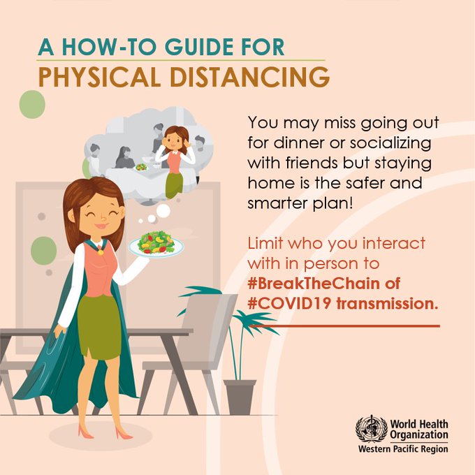 how to physical distancing