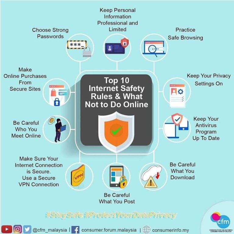 internet safety rules