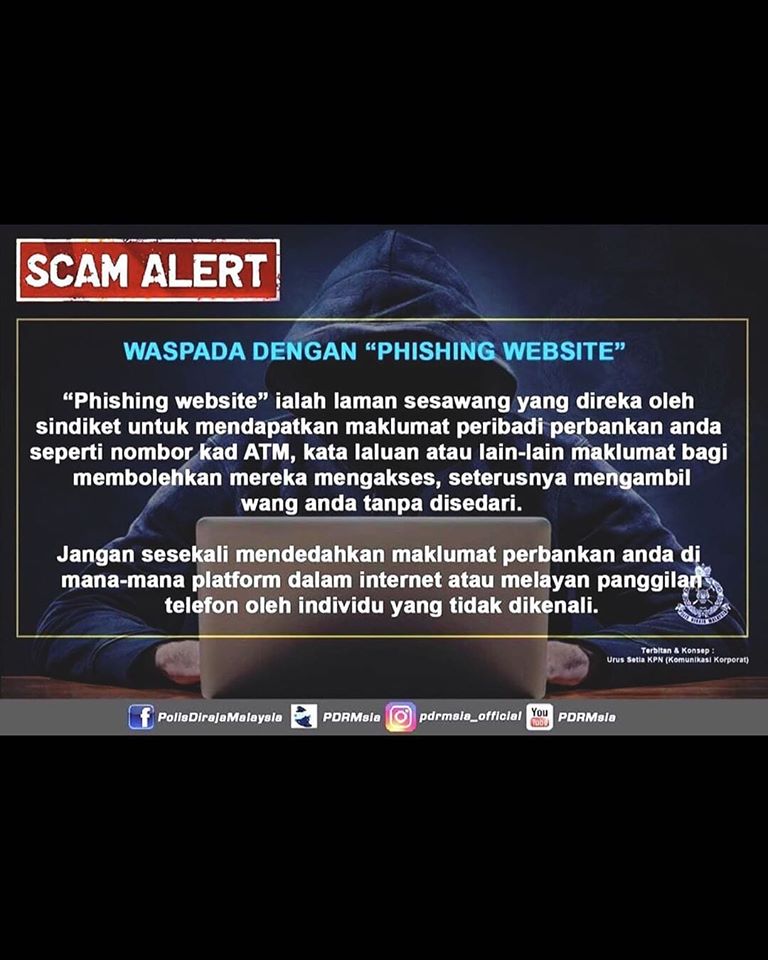 waspada dengan phishing website