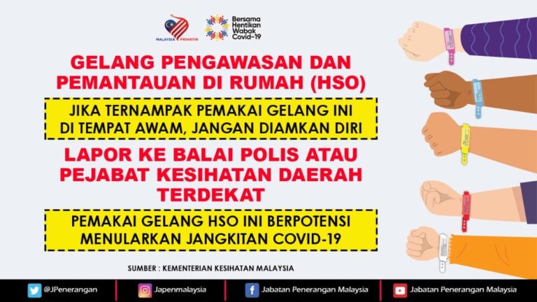 Gelang pengawasan di rumah